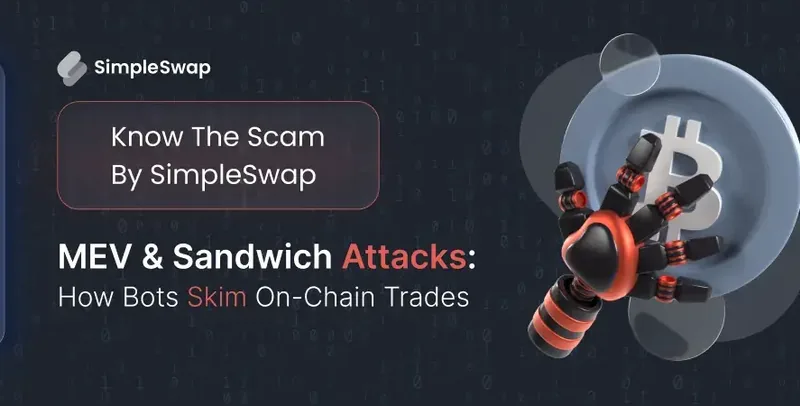 Extraction around your trade — SimpleSwap Know Scam cover